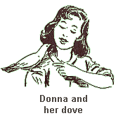 Donna and her dove